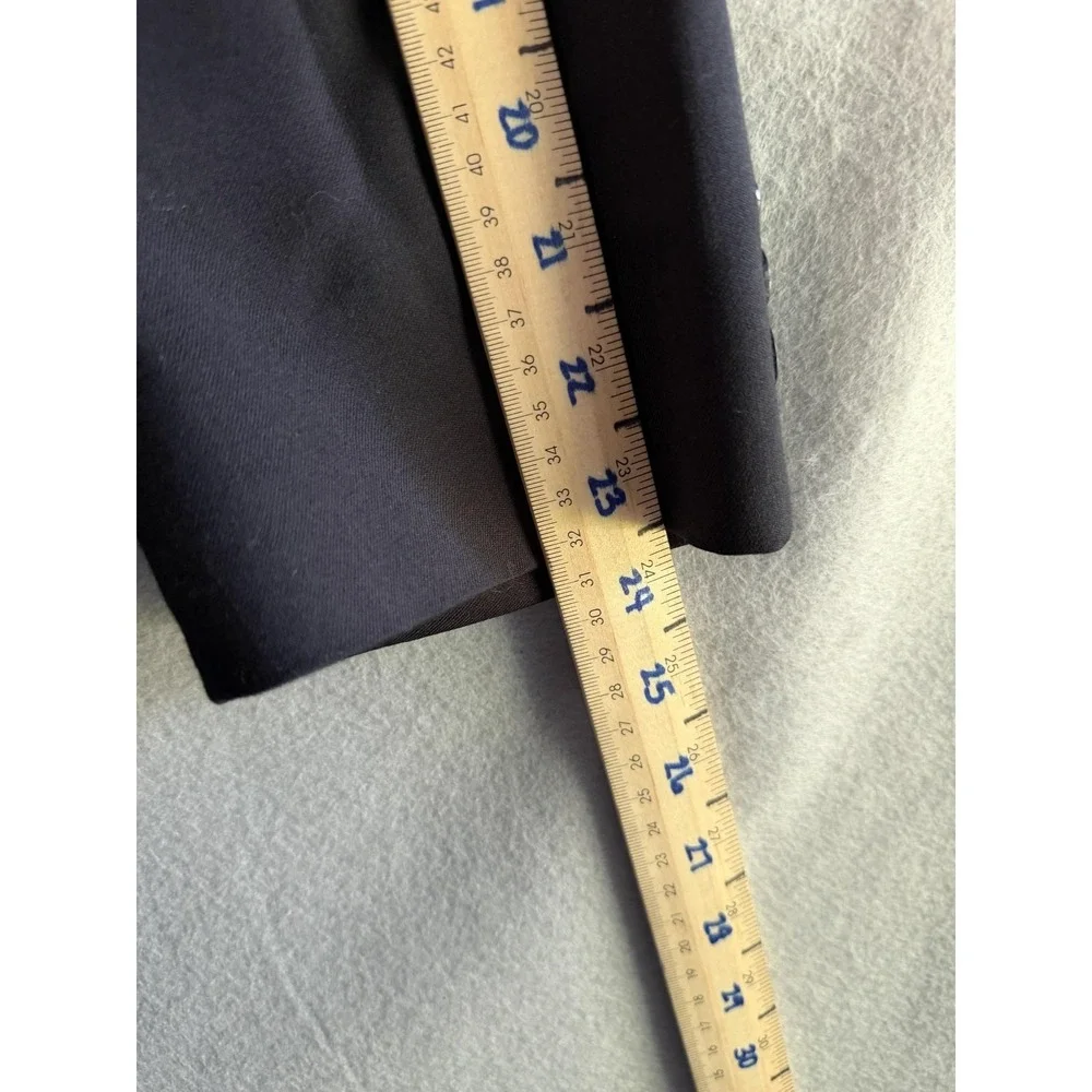 Stafford‎ Suit Jacket Mens 46S Black 100% Wool Classic Formal Business Wedding
